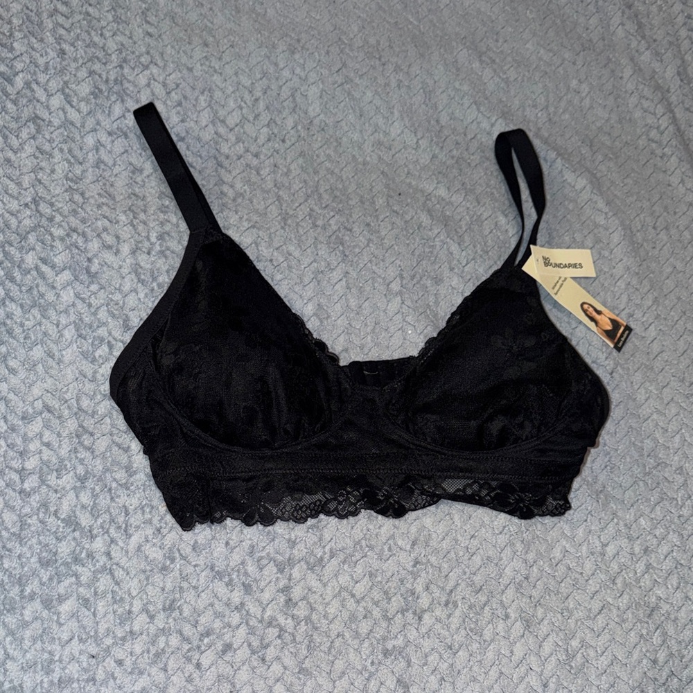 No Boundaries Black Lace Bra